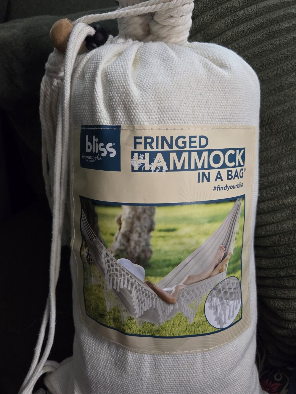 Bliss Brand Hammock With Fringe Details New In Bag